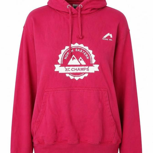 More Mile Womens Pink  Cotton Pullover Hoodie Size XS