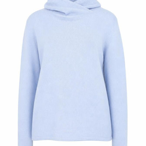 Emreco Womens Blue High Neck  Acrylic Pullover Jumper Size 10