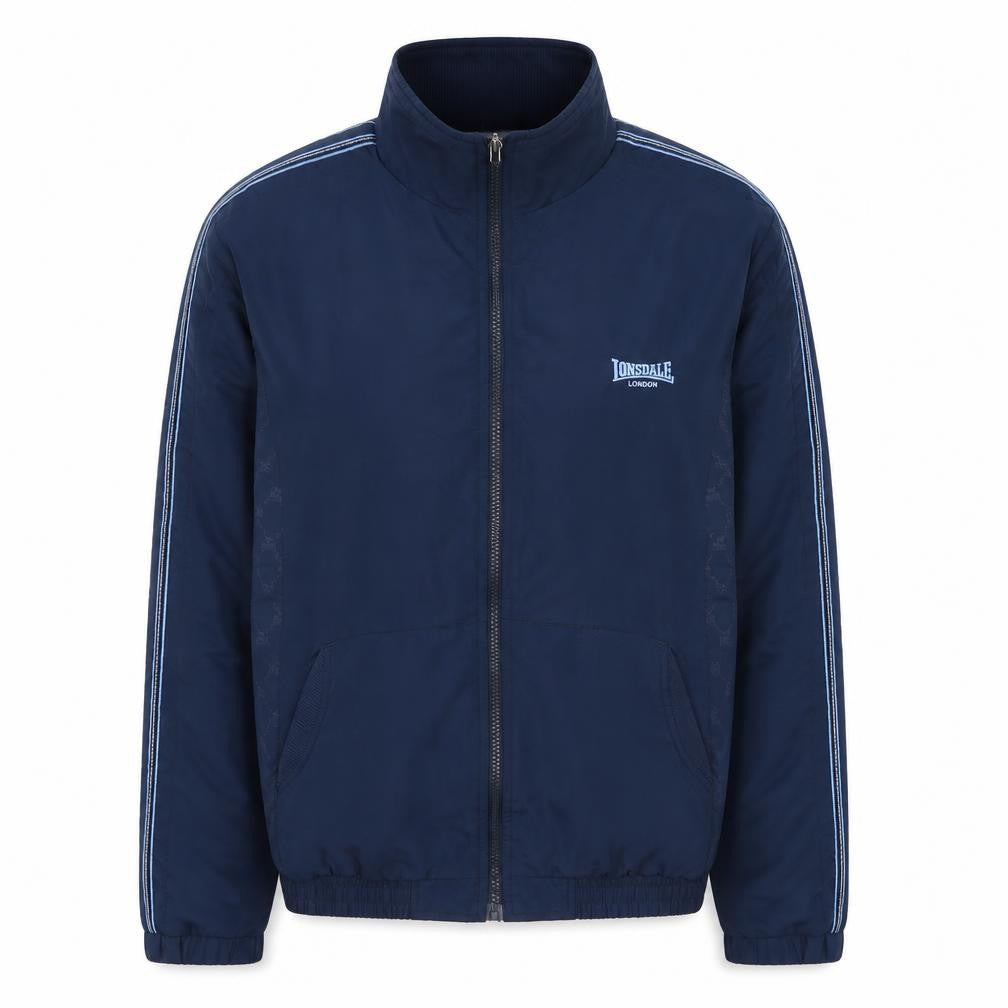 Front view of Ionsdale women’s blue jacket coatigan, size UK 16
