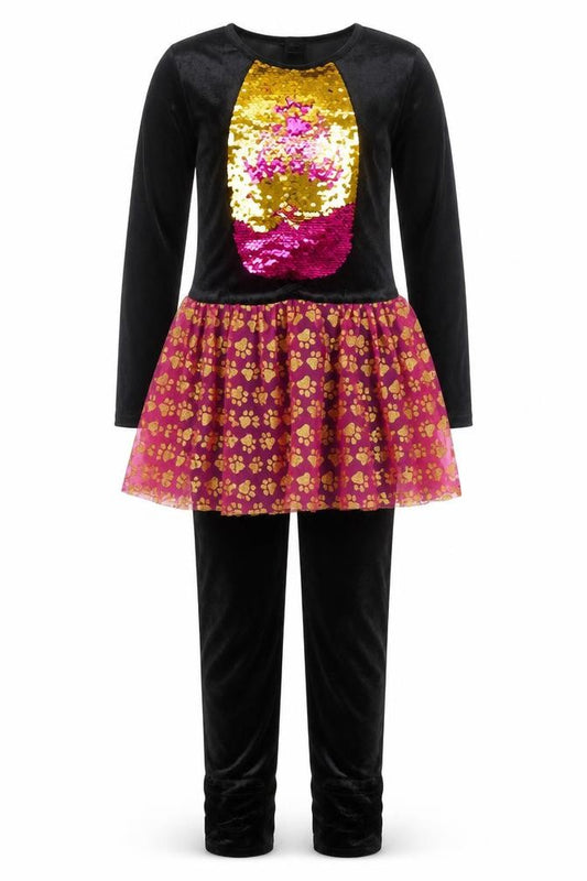 Preworn Girls Multicoloured  Polyester Jumpsuit One-Piece Size 9-10 Years   - fancy dress