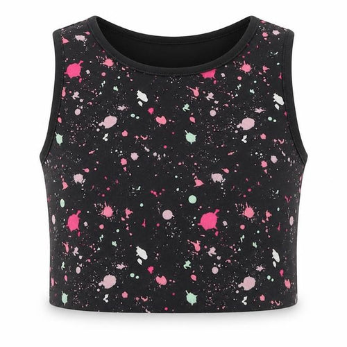 F&F Girls Multicoloured  Polyester Camisole Tank Size 5-6 Years Round Neck