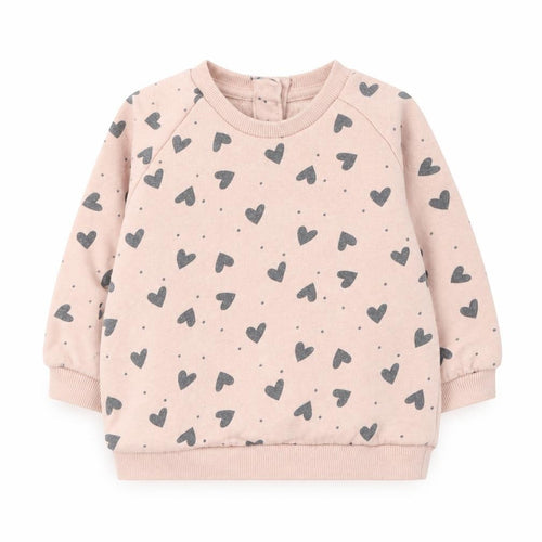 Matalan Baby Pink  Cotton Pullover Jumper Size 3-6 Months  Button