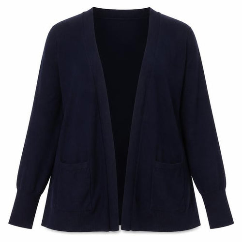 Marks and Spencer Womens Blue V-Neck  Viscose Cardigan Jumper Size S