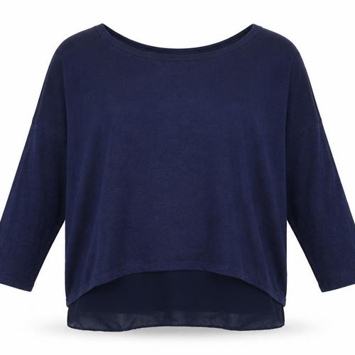 Izabel London Womens Blue Boat Neck  Viscose Pullover Jumper Size 8