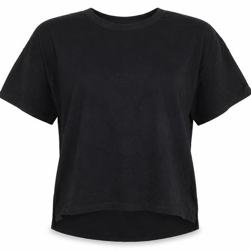 Zara Womens Black  Polyester Jersey T-Shirt Size S Round Neck