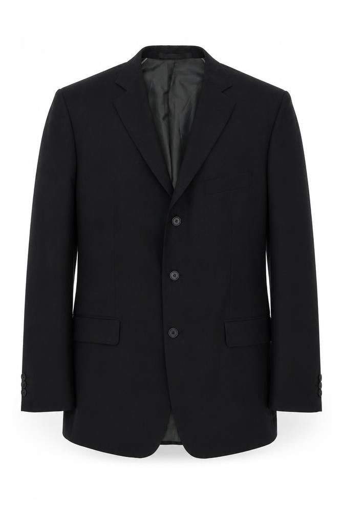 Front view of Marks & Spencer men’s black jacket, size M