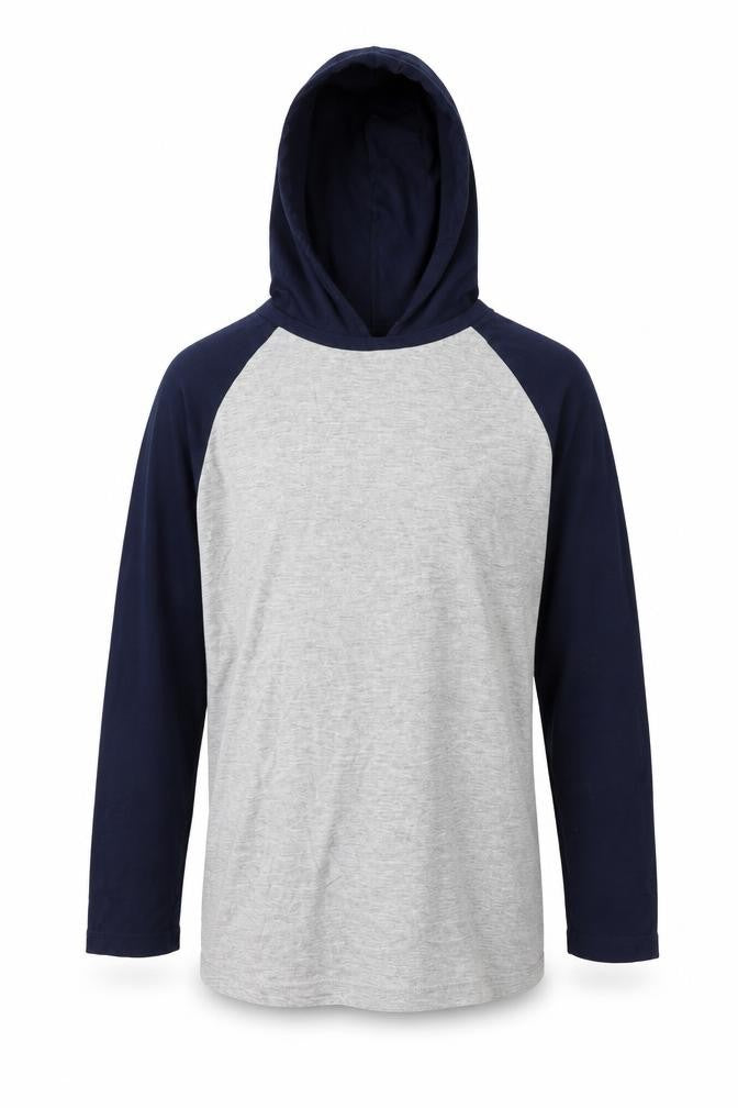Marks and Spencer Boys Grey  Cotton Pullover Hoodie Size 10-11 Years