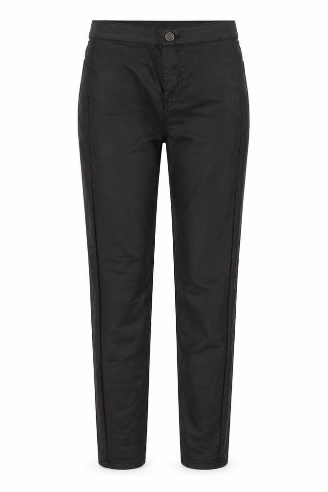 Topshop Womens Black  Polyurethane Skinny Jeans Size 25 L28 in Regular Button