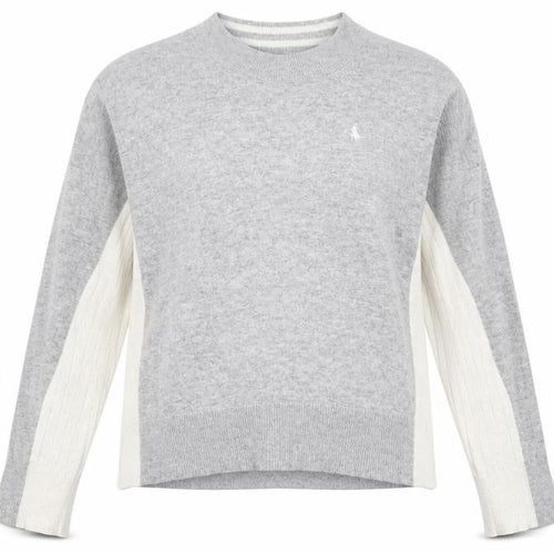 Jack Wills Womens Grey Round Neck  Viscose Pullover Jumper Size 10