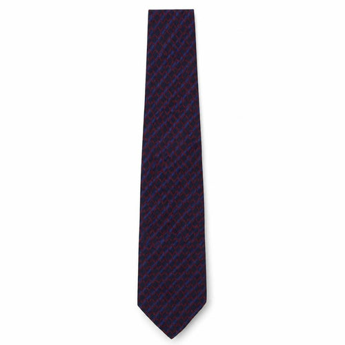 Savoy Taylors Guild Mens Multicoloured Geometric Silk Pointed Tie One Size