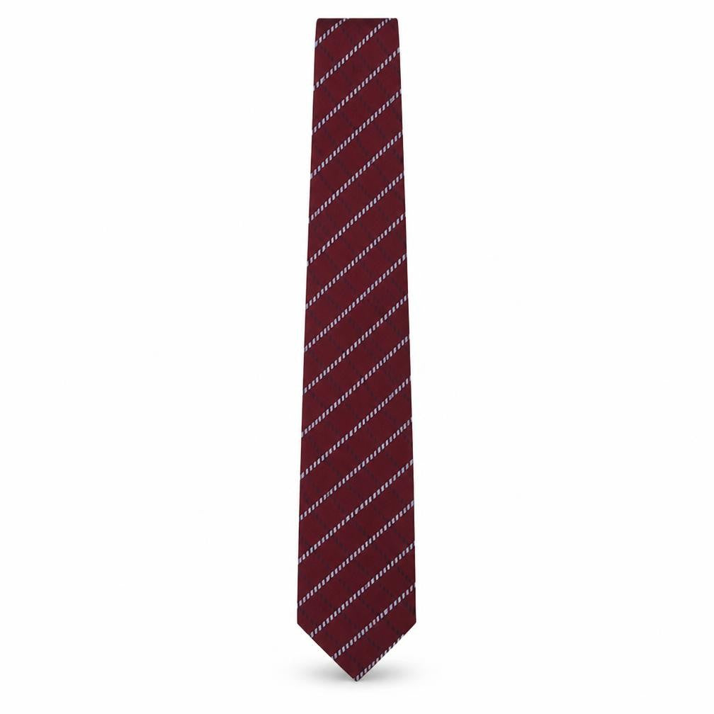 Woodstock Mens Multicoloured Striped Silk Pointed Tie One Size