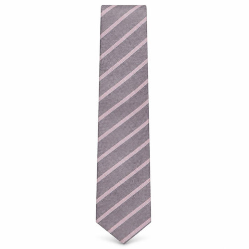 Collezione Mens Multicoloured Striped Silk Pointed Tie One Size