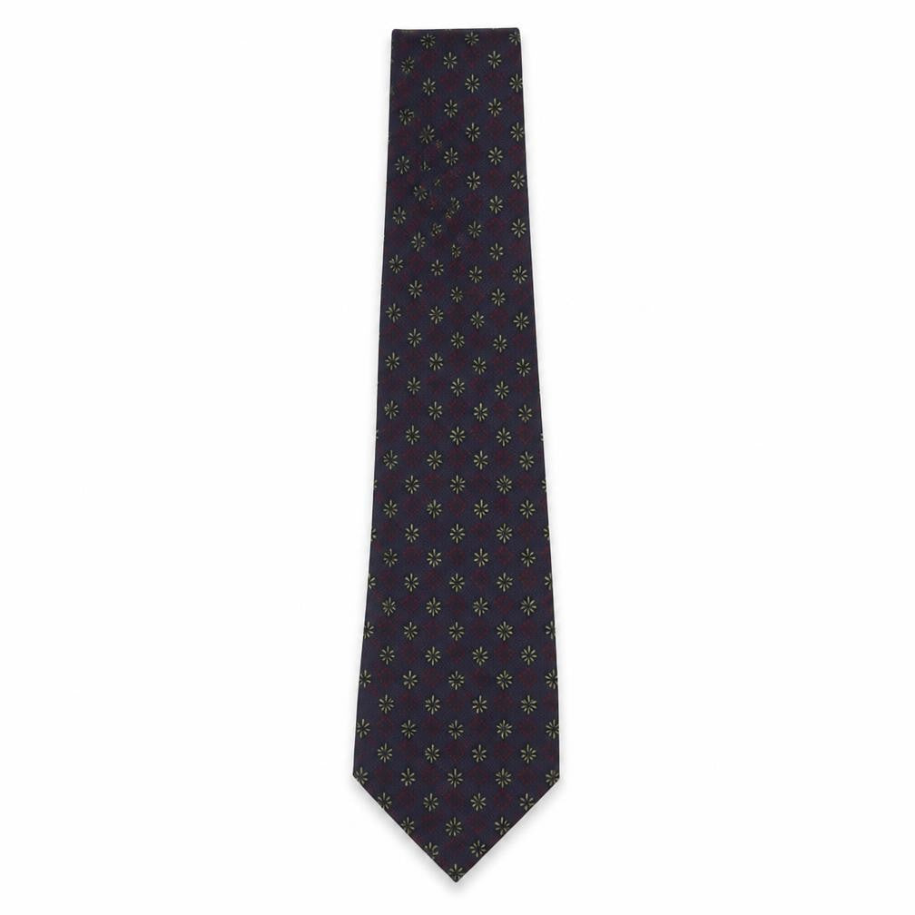 Savoy Taylors Guild Mens Multicoloured Geometric Silk Pointed Tie One Size