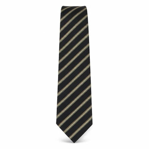Paul Costelloe Mens Multicoloured Striped Silk Pointed Tie One Size