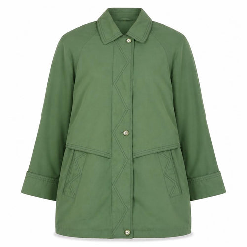 Gold by Telemac Womens Green   Pea Coat Blazer Size M  Zip