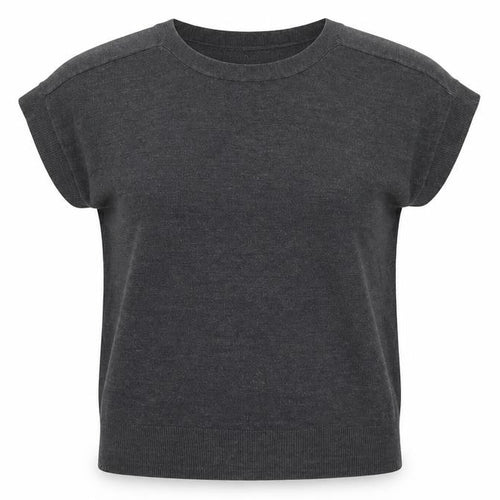 Marks and Spencer Womens Grey Boat Neck  Acrylic Pullover Jumper Size 8