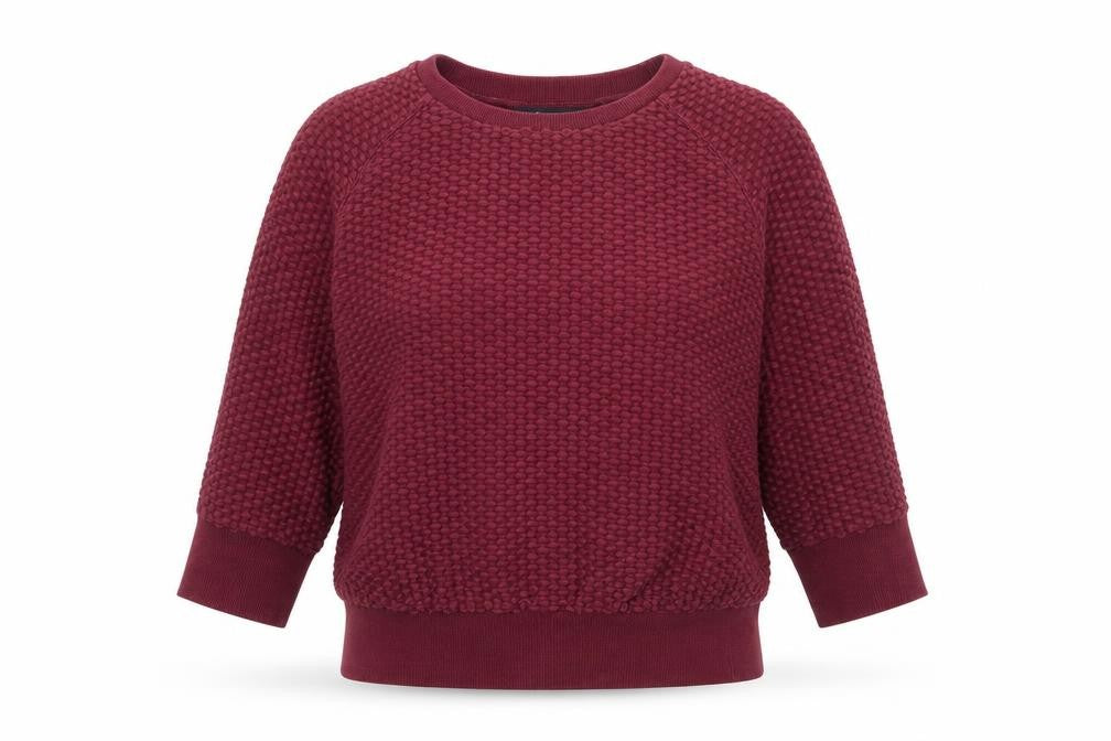 French Connection Womens Purple Crew Neck  Cotton Pullover Jumper Size XS