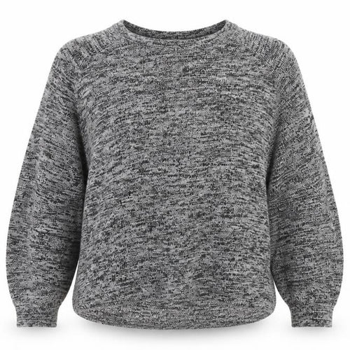 Pull&Bear Womens Grey Crew Neck  Viscose Pullover Jumper Size M