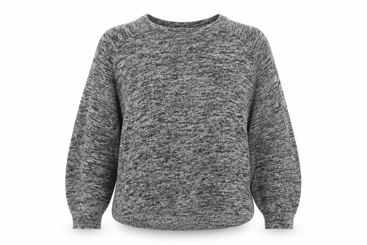 Pull&Bear Womens Grey Crew Neck Viscose Pullover Jumper Size M