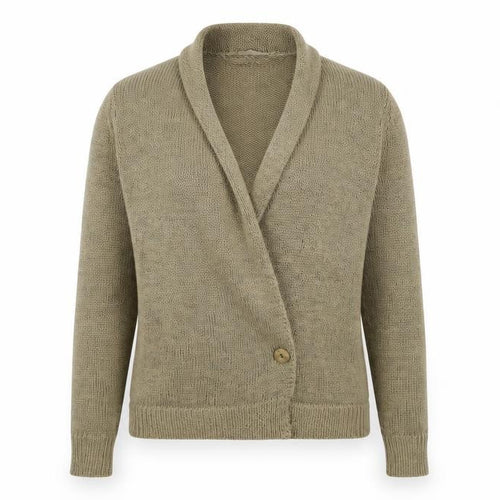 Kenneth Cole Womens Green Roll Neck  Acrylic Cardigan Jumper Size M