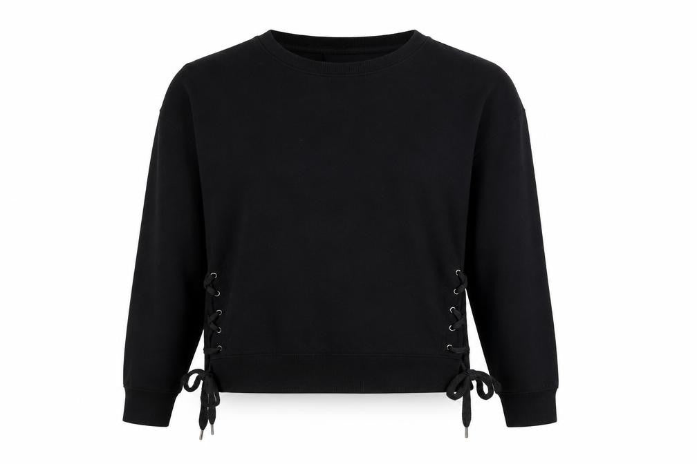 New Look Womens Black  Polyester Pullover Sweatshirt Size 10  Pullover