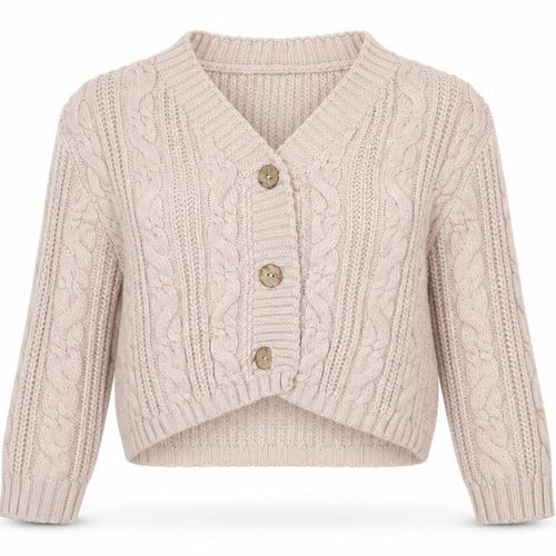 COLLEZIONE GRIA Womens Pink V-Neck  Acrylic Cardigan Jumper Size M