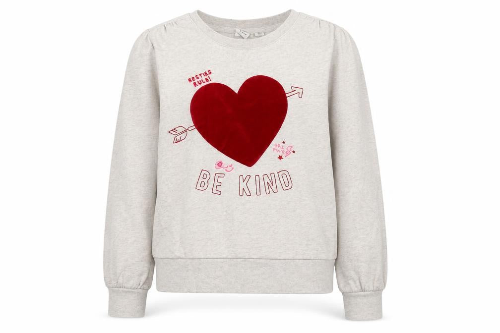 Gap Girls Grey Geometric 100% Cotton Pullover Sweatshirt Size 12-13 Years
