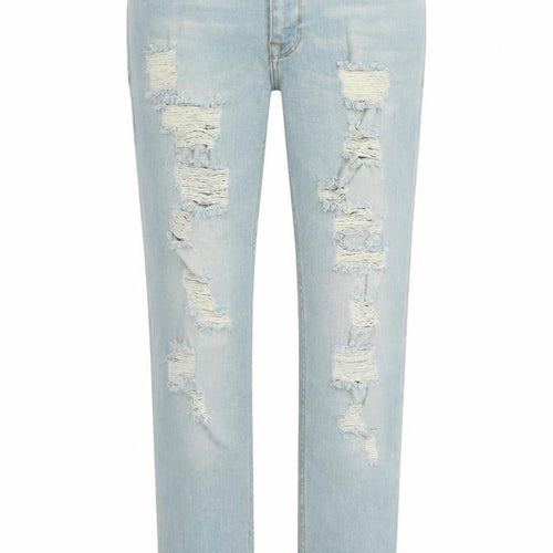 ASOS Womens Blue  Cotton Straight Jeans Size 30 in L29 in Regular Zip
