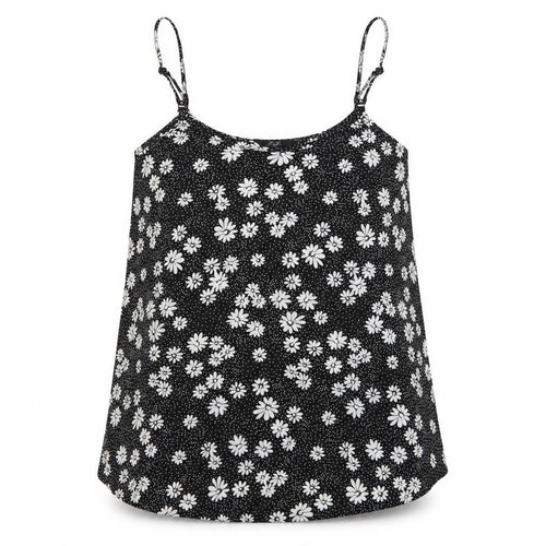 F&F Womens Multicoloured Floral Polyester Camisole Blouse Size 8 Round Neck