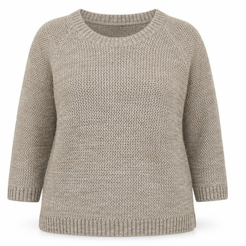 Jeffrey and Paula Womens Gold Round Neck  Acrylic Pullover Jumper Size 16