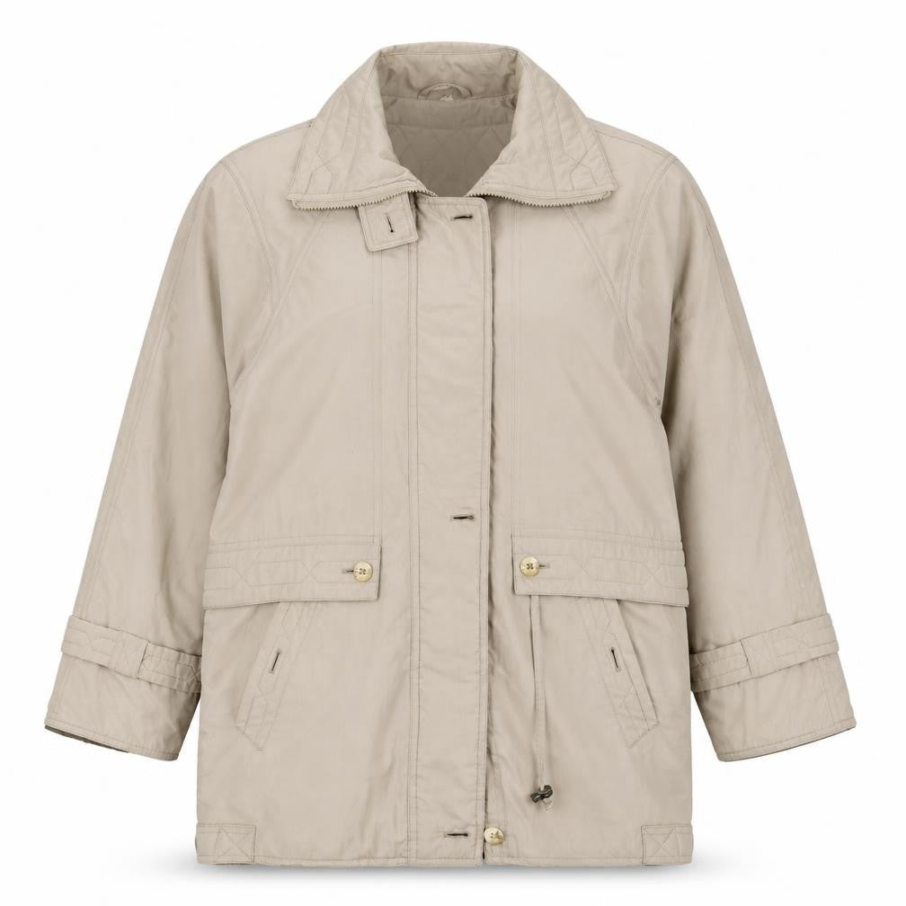 House of Fraser Womens Beige   Jacket  Size 14  Zip
