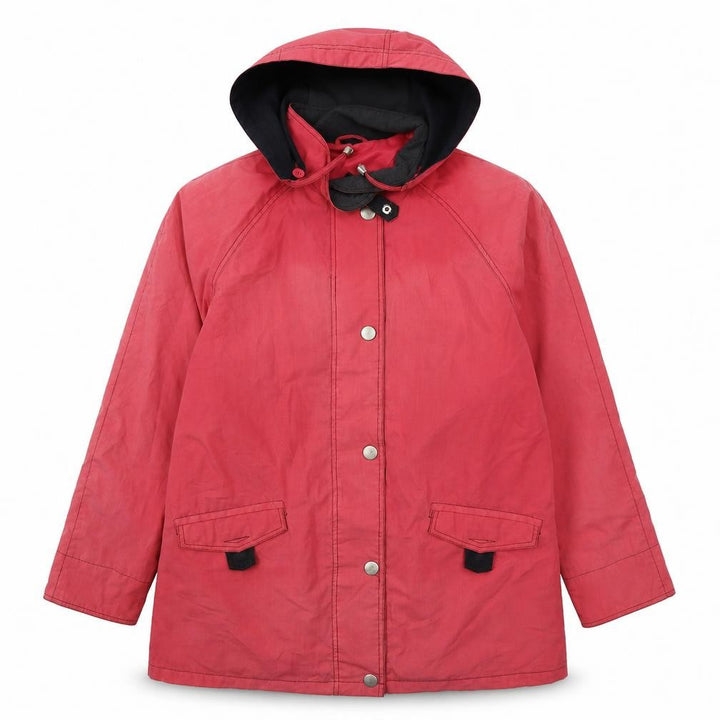 YS Womens Pink   Overcoat Coat Size L  Zip