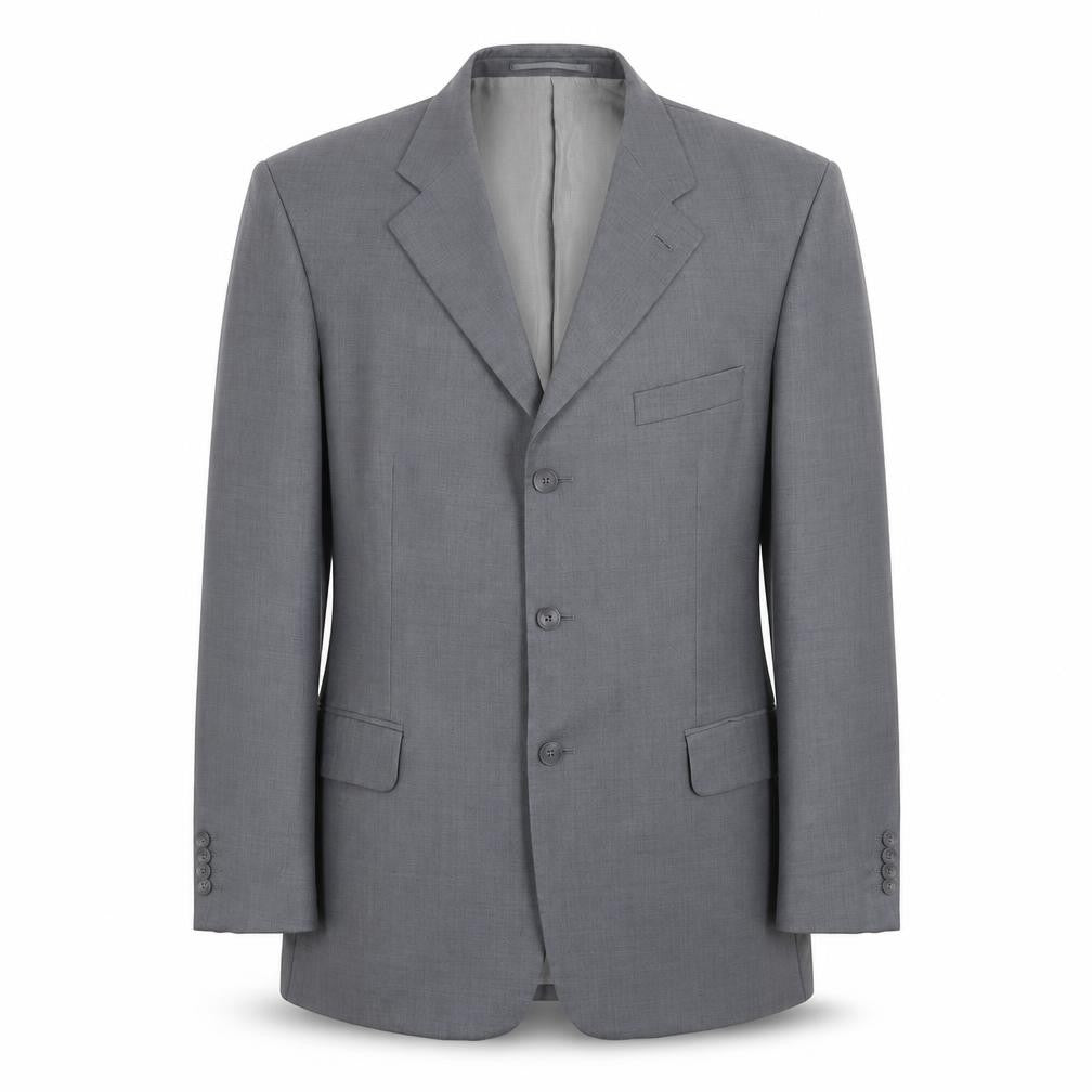 Douglas Mens Grey  Wool Jacket Suit Jacket Size 44