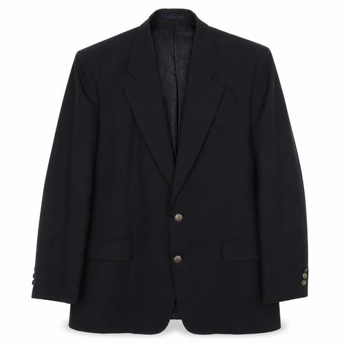 Greenwoods Classic Mens Black  Polyacrylate Fibre Jacket Suit Jacket Size L