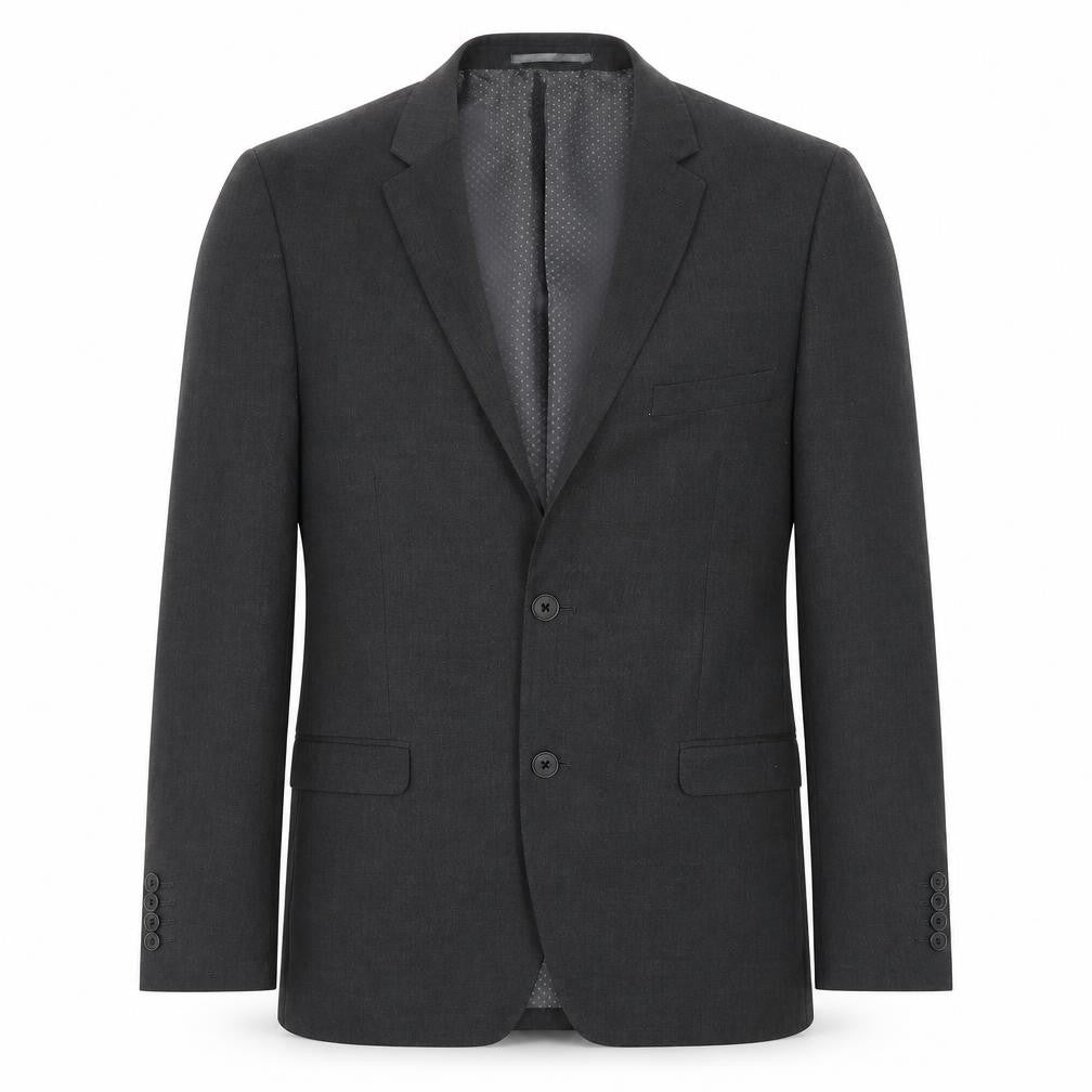 George Mens Grey  Polyester Jacket Suit Jacket Size 40