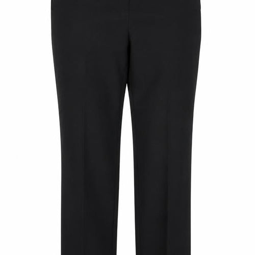 F&F Womens Black  Polyester Trousers  Size 12 L28 in Regular Zip