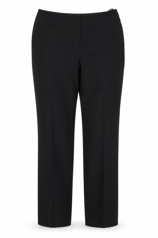 F&F Womens Black  Polyester Trousers  Size 12 L28 in Regular Zip