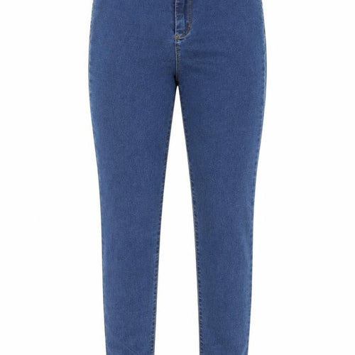 Denim & Co. Womens Blue  Cotton Jegging Jeans Size 12 L29 in Regular Button