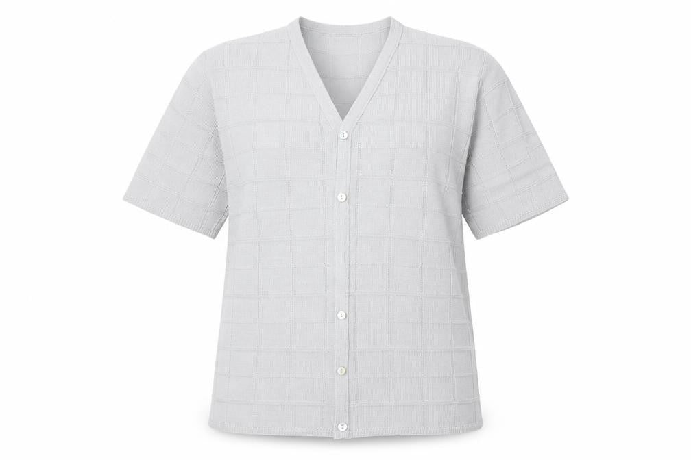 Woolworths Womens Silver V-Neck  Acrylic Cardigan Jumper Size M