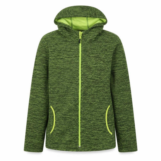 Front view of Crivit women’s green jacket, size L, zip