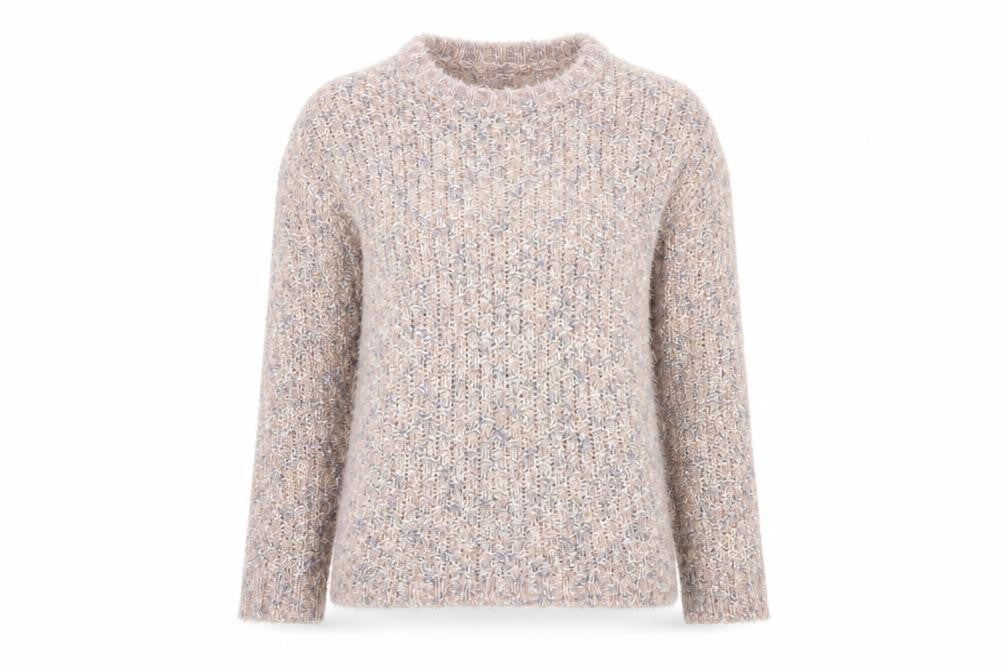 M&Co Womens Pink Crew Neck  Polyester Pullover Jumper Size 10