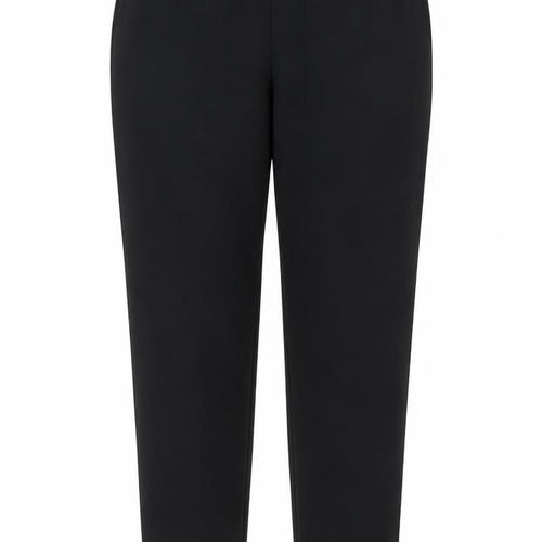 Preworn Womens Black  Polyester Jogger Trousers Size 42 L34 in Regular