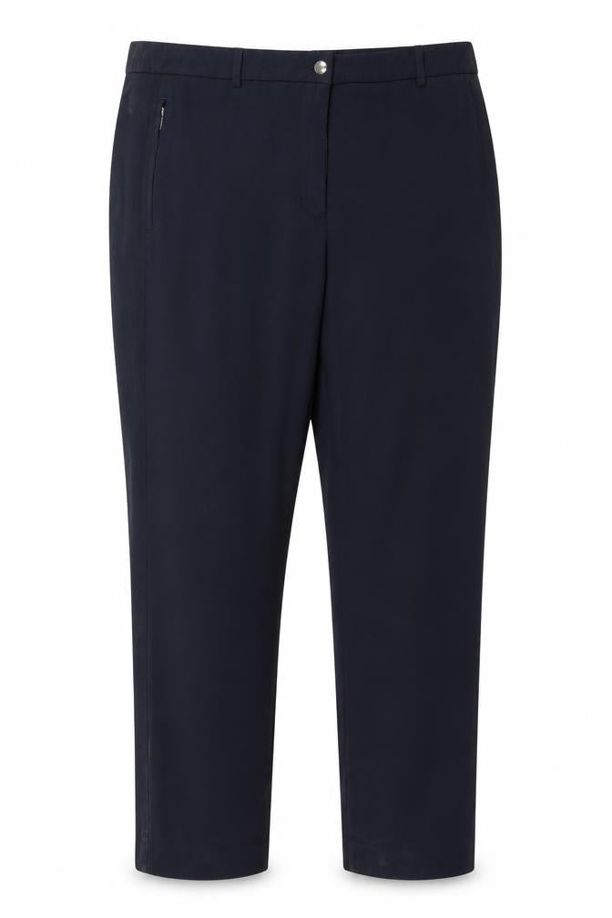 Marks and Spencer Womens Blue  Viscose Trousers  Size 18 L31 in Regular