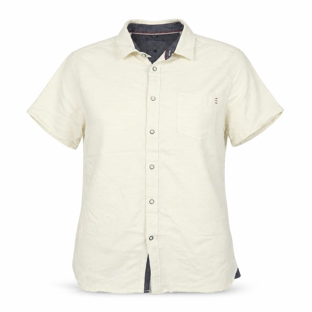 Morley Womens Beige  Polyester Basic Button-Up Size L Collared