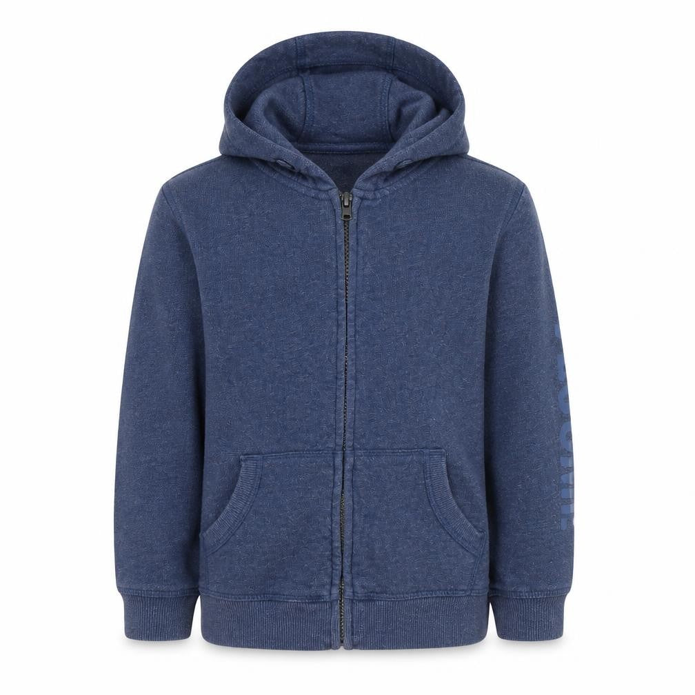 Mother and Child Boys Blue  Cotton Pullover Hoodie Size 4-5 Years