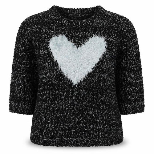 Originals Womens Grey Round Neck  Acrylic Pullover Jumper Size L   - Heart
