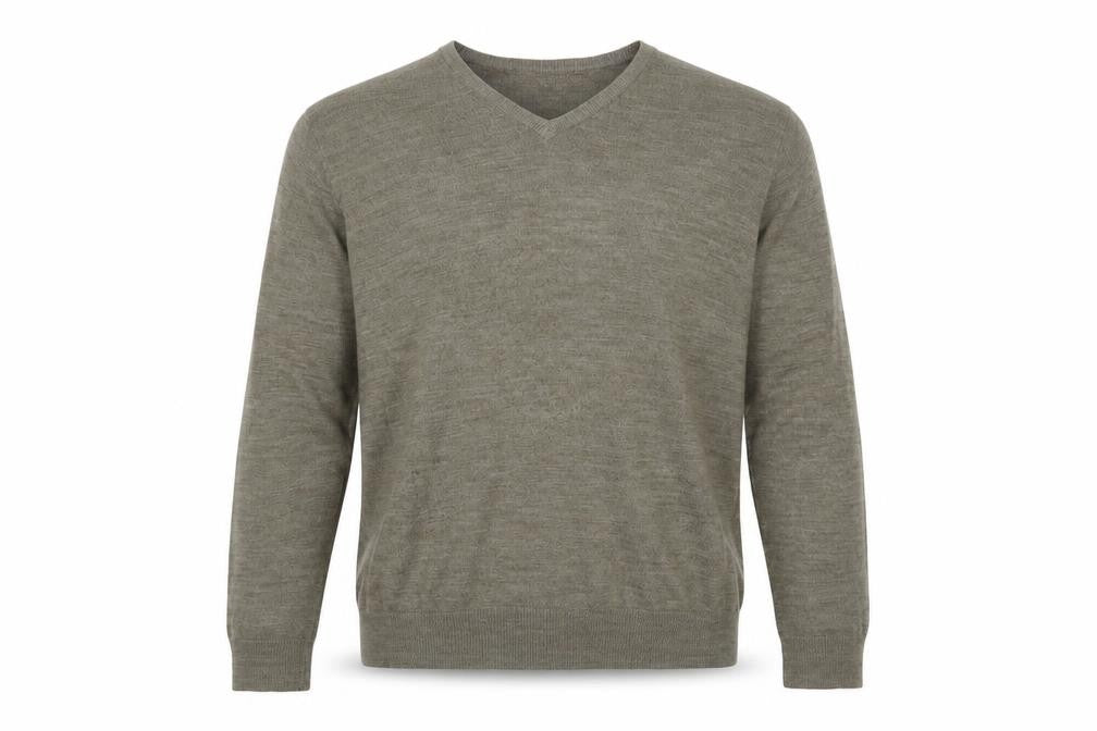 Marks and Spencer Mens Green Round Neck  Acrylic Pullover Jumper Size XL