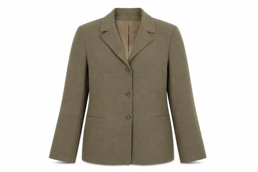 Front view of Wallis women’s green jacket blazer, size UK 12
