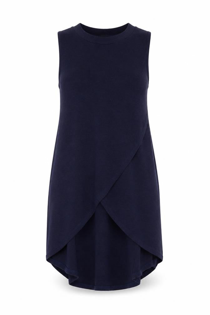 River Island Womens Blue  Polyester Basic Tank Size 10 Round Neck