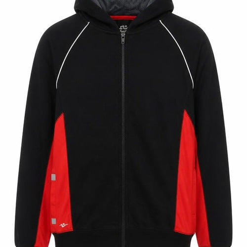 PBsport Mens Multicoloured Round Neck  Cotton Full Zip Jumper Size S